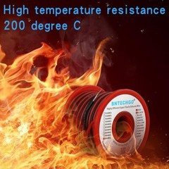 30 Gauge Silicone Wire 25Ft Red And Black Soft Copper Stranded Electric Wire