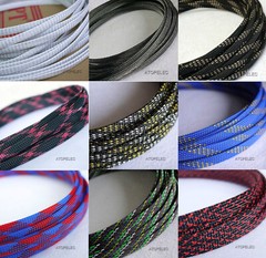 5M TIGHT Braided PET Expandable Sleeving Cable Wire Sheath Mesh Loom 2-16mm Wide