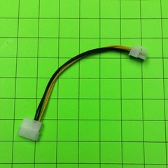 Molex to Square 4 Pin Motherboard Connector Power Cable Wire
