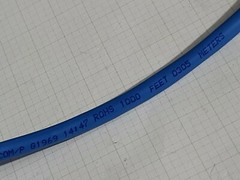 Belden 10GXS33 23/4P Small Diameter Bonded Pair 625MHz Cat6A Cable CMP Blue/50ft