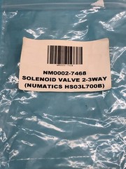 Numatics HS03L700B Solenoid Valve 2-3 Way, NetMercury NM0002-7468, 190351