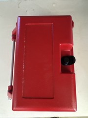 Viking Heavy-Duty Red Outdoor Enclosure with Adapter Panel VE-9X12R