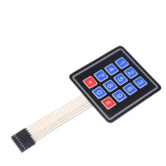 1 2 3-12 Key Membrane Switch Keypad 1×1 1×2 1×3 1×4 Thin Film Matrix Button