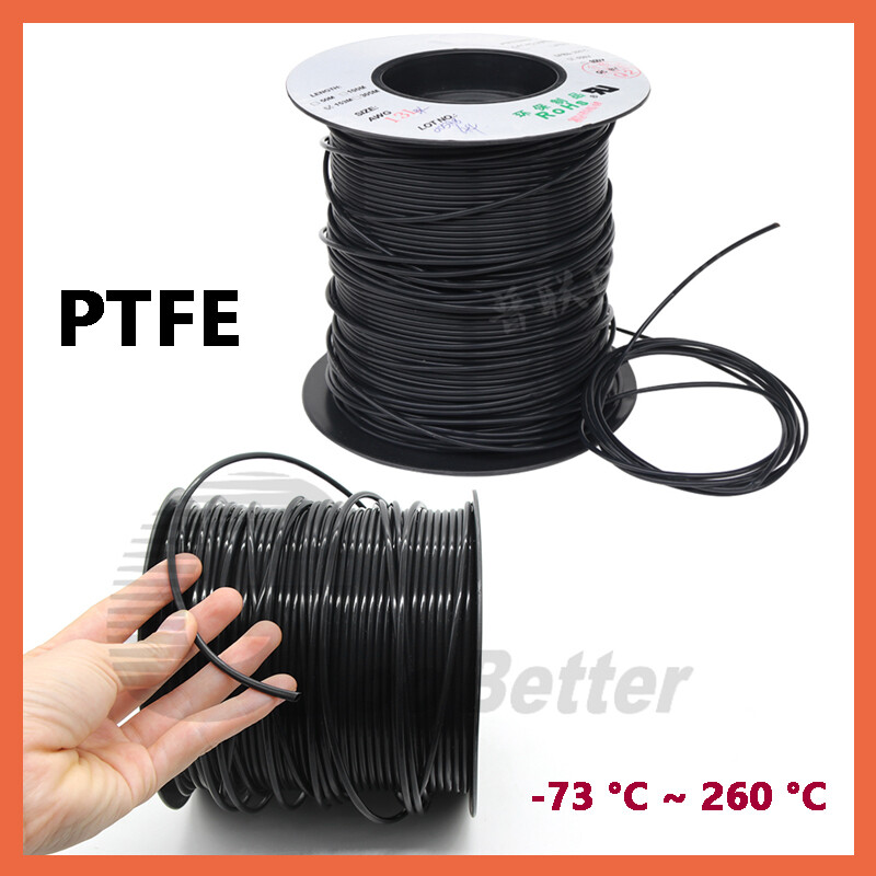 PTFE Tubing Pipe Hose ID 0.3mm – 3.38mm OD 0.6mm – 3.78mm Heat Resistant Black