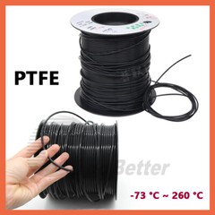 PTFE Tubing Pipe Hose ID 0.3mm – 3.38mm OD 0.6mm – 3.78mm Heat Resistant Black