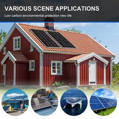 100 Watt 12V 23% High Efficiency Mono Solar Panel PV Module for Marine Caravan
