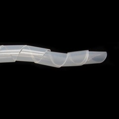 White Cable Spiral Wrapping Band Wire Tidy Organizer Management Sleeve 4mm-20mm