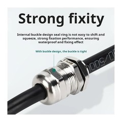 CABLE GLAND IP68 WATERPROOF BRASS & STAINLESS STEEL M6-M100 PG7-PG63 G1/4-G3