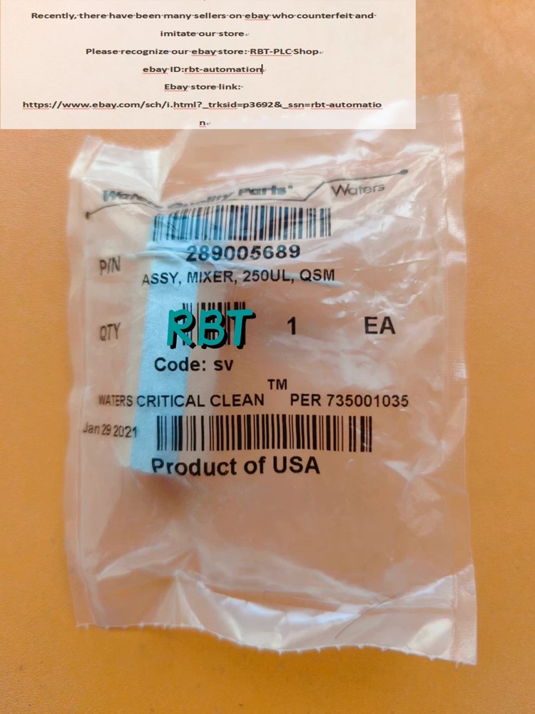 Waters 289005689 Mixer brand new