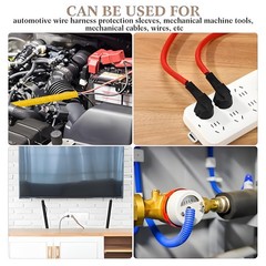 Flexible Conduit Cable Protector Split PP Wire Loom Harness Sheathing Tubing
