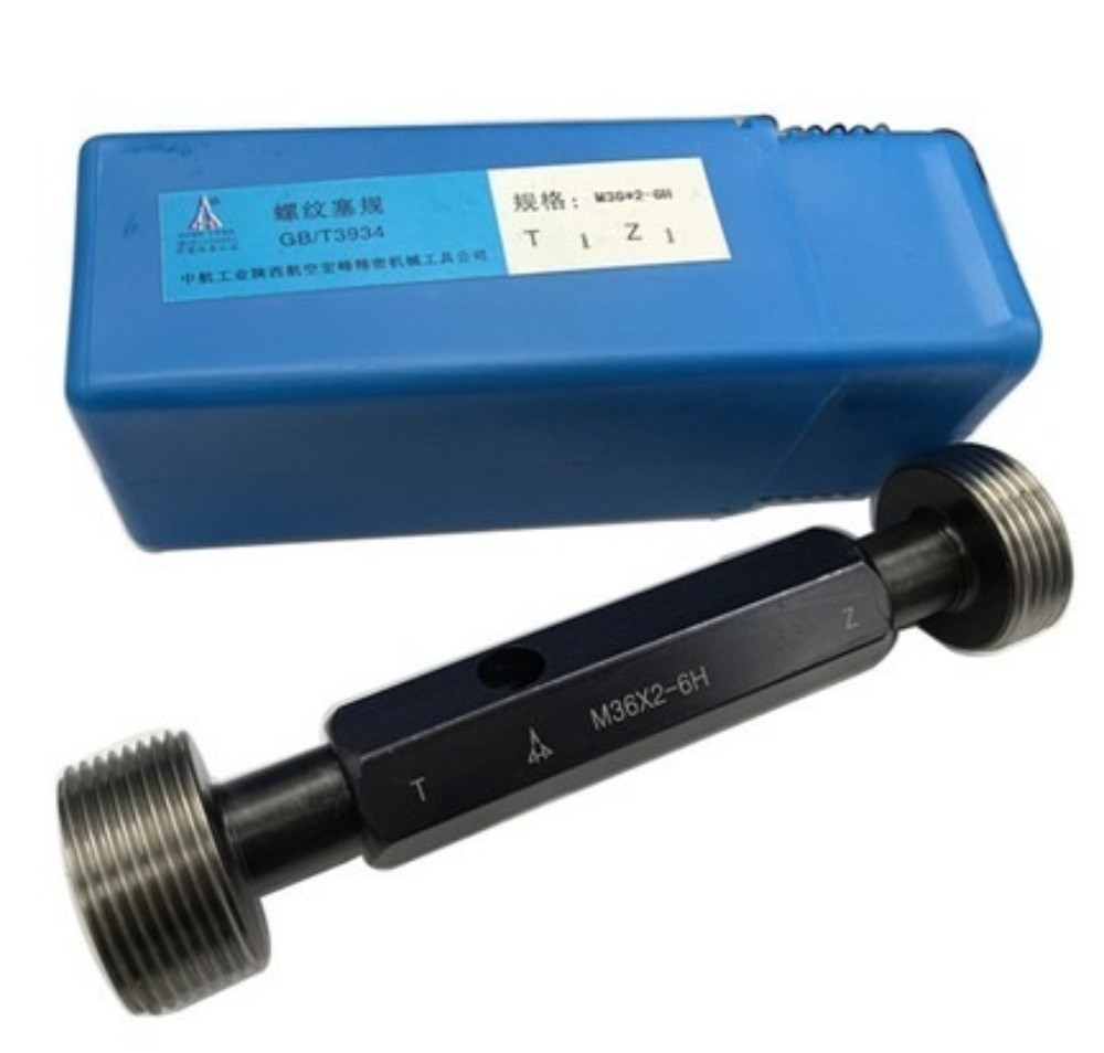 Thread plug gauge M33M36M39M42X4X3X2X1.5X1 aerospace quality 6H7H precision