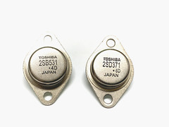Toshiba 2SB531 + 2SD371 PNP+NPN Silicon Power Transistor