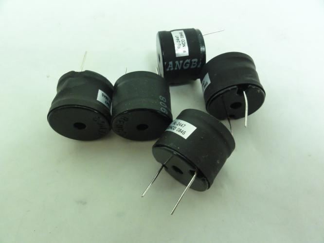 184929 New-No Box; Renco RL-2447 Lot-5 Inductors; 330 uH; 20A