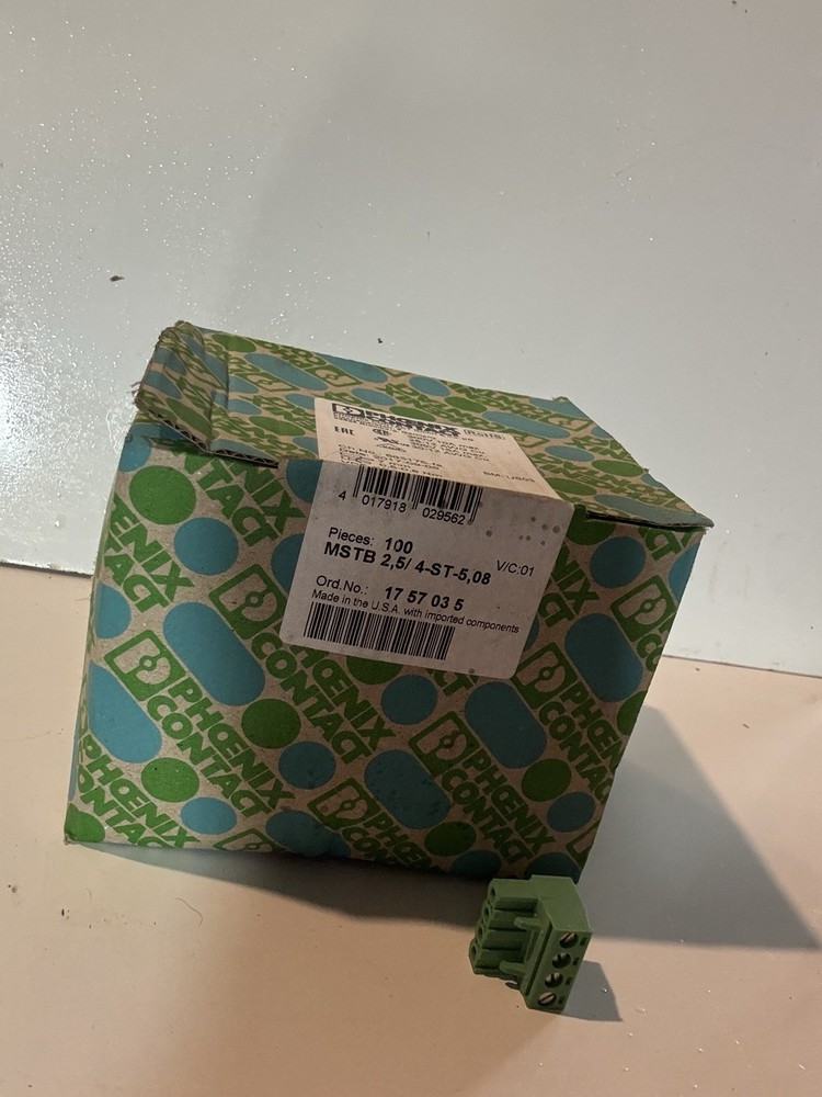 100PCS NEW FIT FOR PCB plug-in connector MSTB 2,5/ 4-ST-5,08 1757035