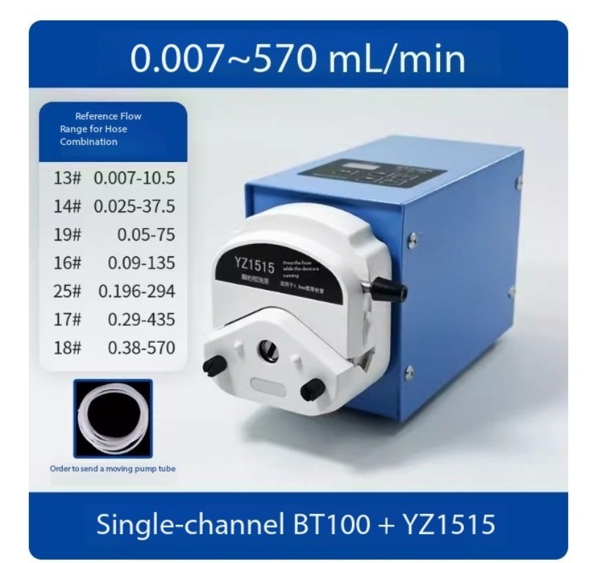 BT100 Compact Laboratory Peristaltic Pump for Precision Metering and Sampling
