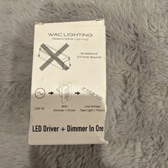 WAC LIGHTING EN-D24100-120-R COMBO LED DRIVER + DIMMER COMBO, 24VDC, 100W
