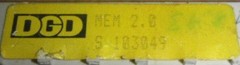 DGD Circuit Board SK 1.2 _ SK12 _ MEM 2.0 S-103049 (3) 007 5.5 _ (1) 007 6.5