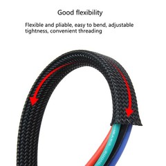Expandable Braided Cable Tidy Sleeving Wire Harness Flexible Polyester (PET)