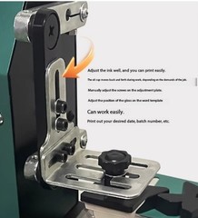 Monochrome Automatic Ink Cup Coding Printer Commercial Pad Printing Machine