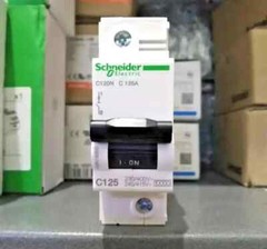 2PCS LOT- SCHNEIDER A9N18359 CIRCUIT BREAKER Acti 9 C120N MCB, 1P Poles 125A