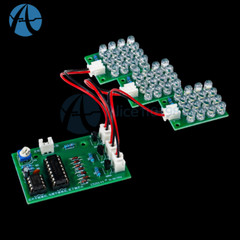 CD4017 + NE555 Flash Light DIY LED Electronic Kit Soldering Learning Project
