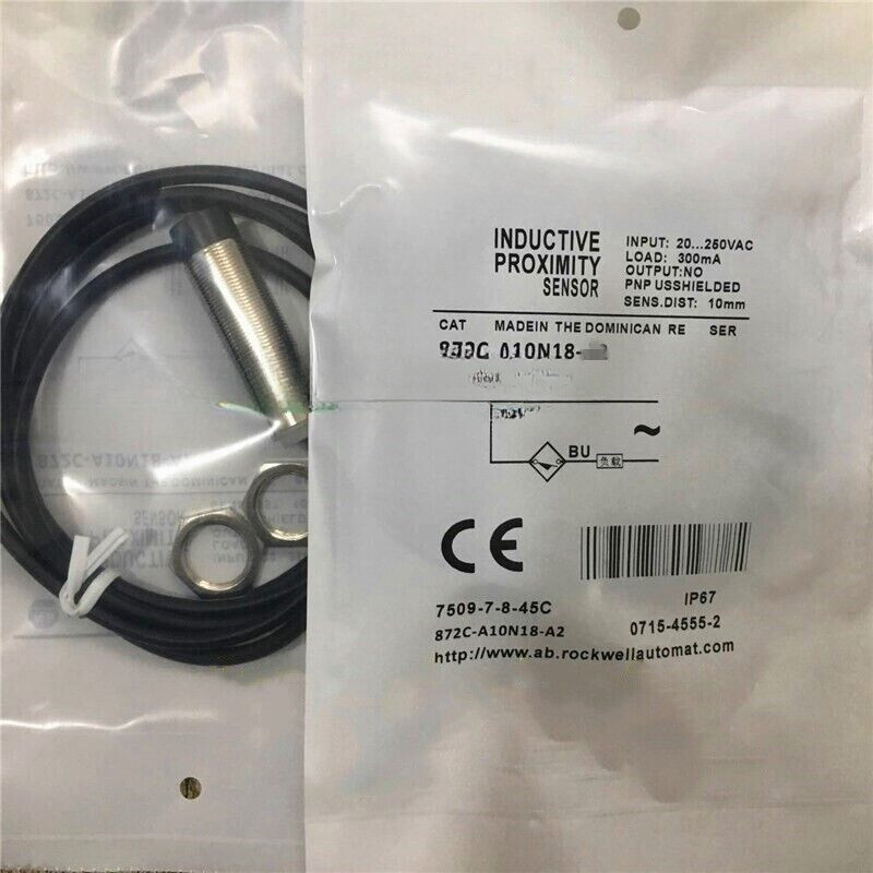 1PCS NEW FIT FOR 872C-A10N18-N3 Proximity Switch Sensor 872CA10N18N3