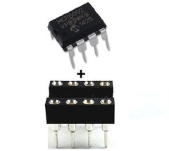 5PCS Microchip MCP6002-I/P MCP6002 + Sockets – Dual 1 MHz Op Amp DIP-8 New IC