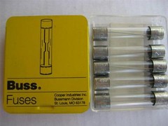 5X BUSSMANN Time Delay Fuse MDL 2/10, 1/4, 4/10, 1/2, or 1-2/10 Amp 313 250 VAC