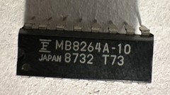(6pc) MB8264A-10 FUJITSU 64K X 1 DRAM VINTAGE 1987 16-PIN DIP COLLECTIBLE