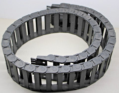 18X80MM Drag Chain Length 1.3M inside Open Type Black Plastic Flexible Cable C