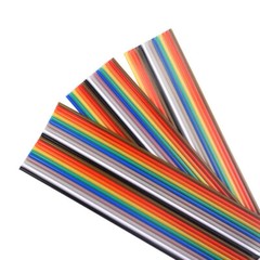 Dupont Cable Rainbow Ribbon Flat Line Support Wire Soldered Wire PCB Arduino Pi
