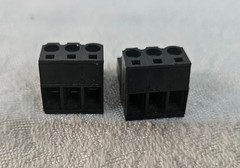PAIR Weidmuller BLZ 5.08 3-pin Pluggable Terminal Block 250v 2.5mm
