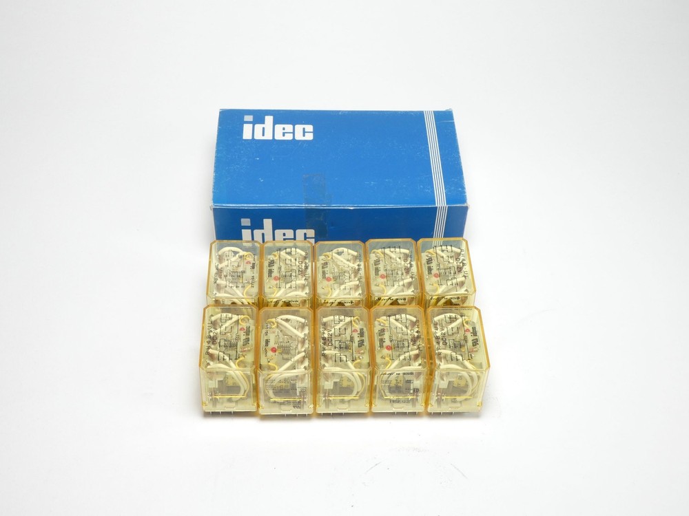 *Box of 10* Idec RH4B-UL Relay 12VDC LED Indicator – NEW Surplus!