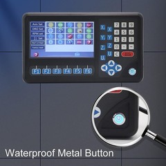 4 Axis RPM Digital Readout DRO Quill Axis with Linear Scale 4pcs 5um for Mill