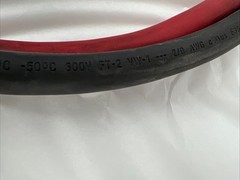 2/0 Gauge Pure Copper Ultra Flexible Welding & Battery Cable Black & Red w Lug
