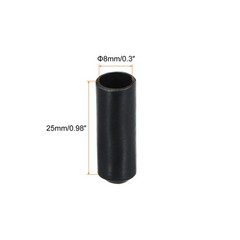 50pcs Heat Shrink End Cap 8mm Dia 2:1 Waterproof Electrical Wire Wrap Adhesive