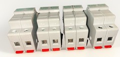 *QTY 4* Littelfuse LPSM CH 30A 600V Midget Powersafe 2P Fuse Holder. NEW! AH