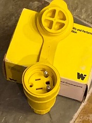 Woodhead 15W47 Weather Proof Cord Plug Nema 5-15R 120 Volt 15 Amp