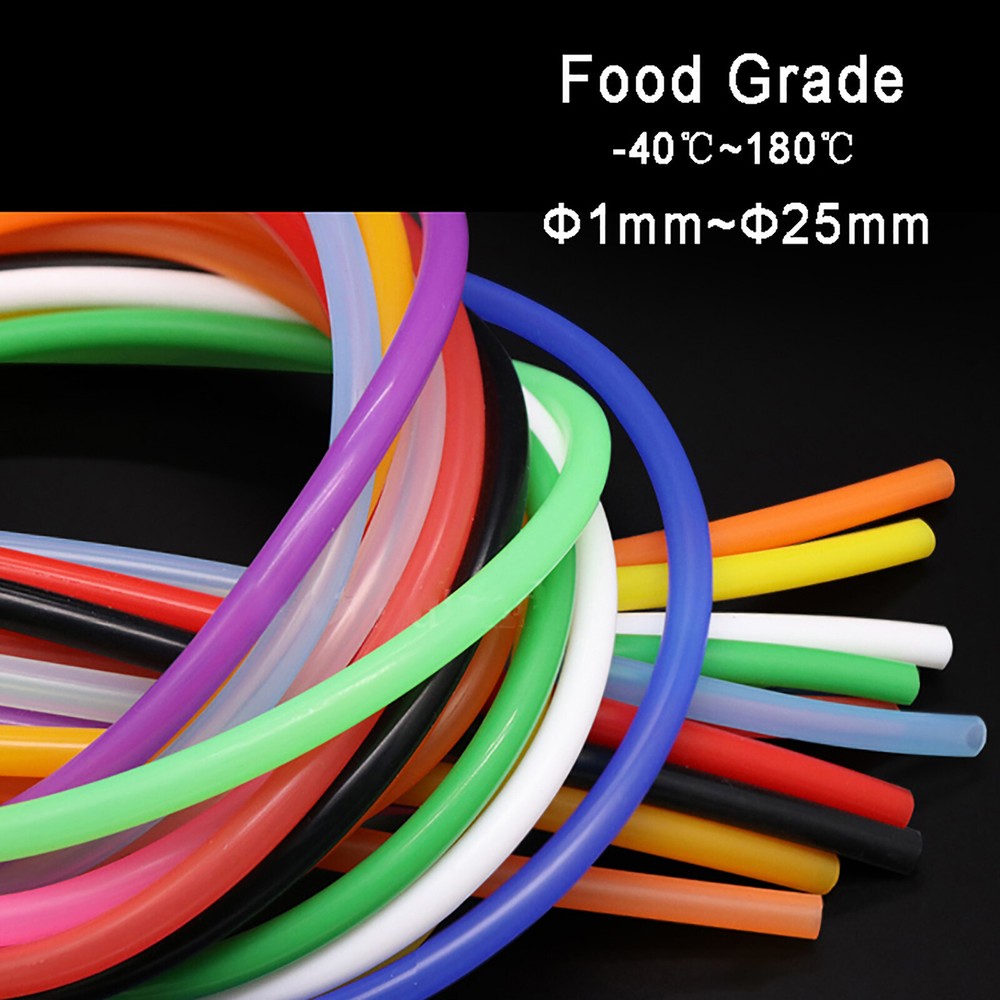 Food Safe Silicone Tubing Pipe Hose Milk Coffee Water Tube Multi color and size