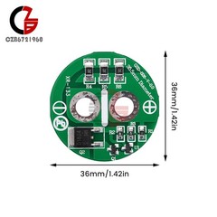 35mm Electrical Capacitor 2.7V 500F Super Capacitor Balancing Protection Board