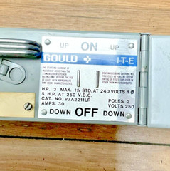 I-T-E V7A2211LR VACU-BREAK FUSIBLE PANELBOARD SWITCH 250V, 30A
