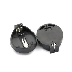 5 PCS CR2025 CR2032 Button Coin Cell Battery Socket Holder Case Black