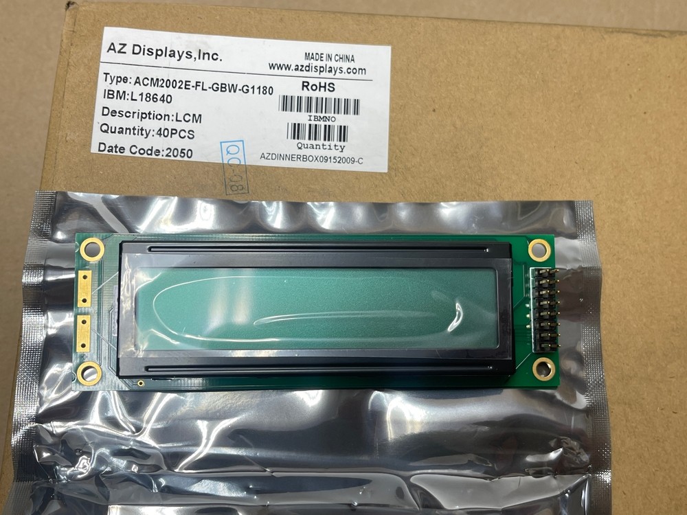 AZ Display Character Module 20×2 LCD Screen ACM2002E