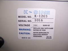 5231 K-SINE WIRE HEATER K-1203 wire bonder