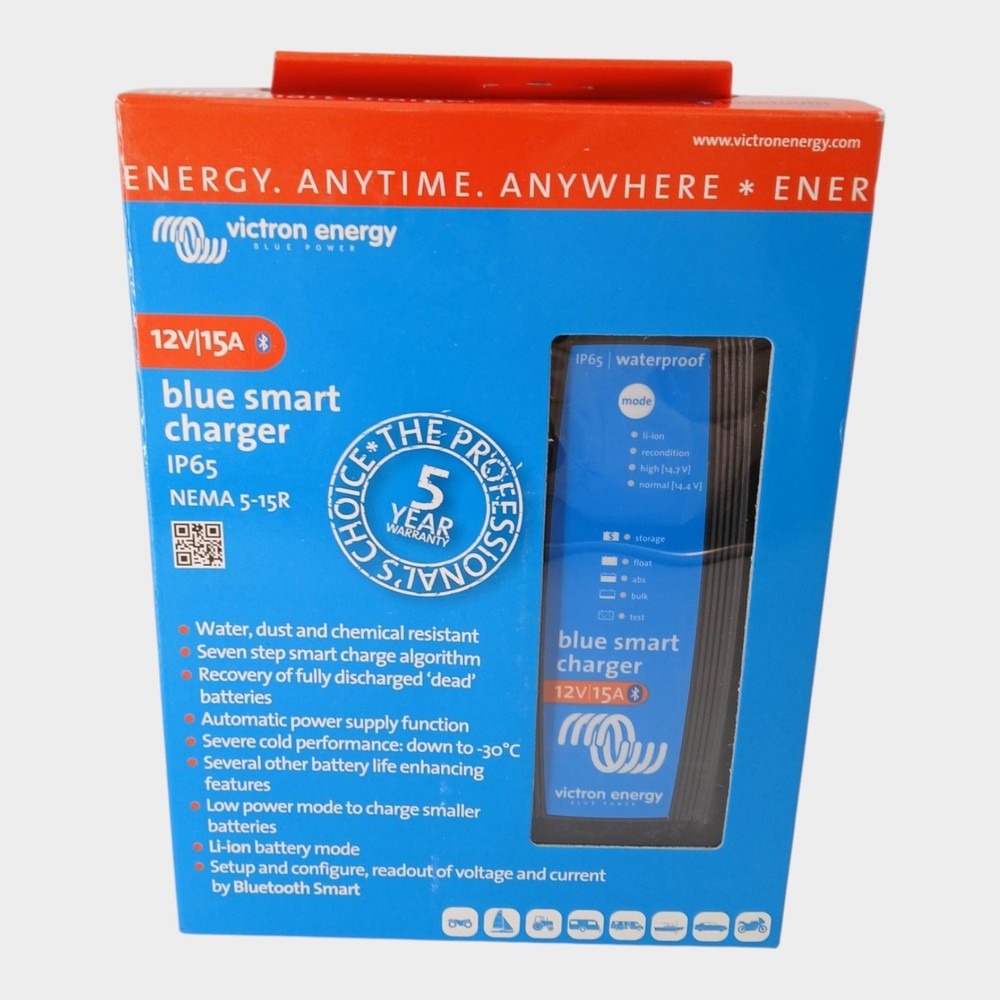 Victron Energy Blue Smart IP65 Charger – 12V 15A