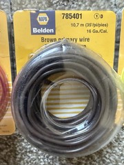 NAPA Belden Primary Wire 16 GA Brown 35′, 18 GA Yellow 45′, 16 GA Pink 35′ NEW