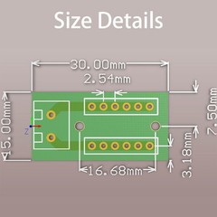 2×6 Position Terminal Block Distribution Module Size: 10PCS