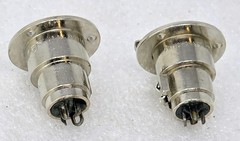 (Lot of 2) NOS Switchcraft C5F 3 Pin Chassis Mount Receptacle Connector
