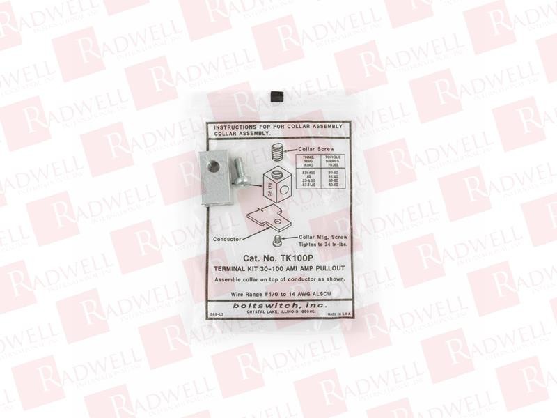 BOLTSWITCH INC TK100P / TK100P (USED)