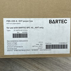 Bartec Junction Power Box PBS-220-A10 Electric Trace Heating System Brand New